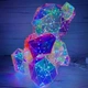 3D мишка с сердцем голографический светильник Teddy Bear с LED подсветкой ночник хрустальный медвежонок Тедди - изображение 2