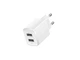 Мережевий зарядний пристрій BASEUS Compact 2xUSB 10.5W 2.1A White (CCXJ010202) - изображение 2