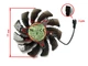 Вентилятор кулер для відеокарти Gigabyte GTX 960 970 980 1060 1070 1080 G1 Rock 77 мм 2-pin T128010SM (PLD08010S12H FY08010H12LPA) (№86) - зображення 3