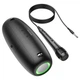 Чорна портативна Bluetooth колонка Borofone BP13 із підсвічуванням. - зображення 4