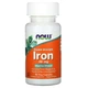 Хелатне залізо бісгліцинат 36 мг Now Foods Iron Bisglycinate для підвищення феритину 90 рослинних капсул - зображення 1