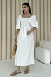 Двухстороннее платье Jadone Fashion Аскания XL-XXL белое - изображение 3