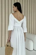Двухстороннее платье Jadone Fashion Аскания XL-XXL белое - изображение 6