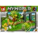 Конструктор Minecraft 4 в 1 My World LB-1118 "Ферма покемонів" 373 деталі призначений для дітей. - зображення 4