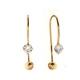 Серьги-подвески Diamant С2966 (553727) - изображение 1