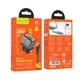 Сетевое зарядное устройство HOCO N34 Dazzling dual-port PD20W+QC3.0 charger set(Type-C to Type-C) Transparent - изображение 7