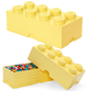 Контейнер у формі блоку LEGO Storage Brick 8 Пастельно-жовтий (40041741) - зображення 3