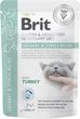Упаковка Влажный беззерновой корм Brit Veterinary Diet Urinary and Stress Relief для кошек для мочевыделительной системы и успокоения, индейка, 12 шт. х 85 г (2700000048191) - изображение 3