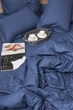 Комплект постельного белья Moon&Star Детский 110х140 наволочки 2х50х70 Delfi Blue Satin Stripe (MS-830000175) - изображение 9