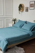 Комплект постельного белья Moon&Star Детский 110х140 наволочки 2х50х70 Stripe Green Satin Stripe (MS-830000183) - изображение 2
