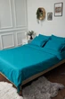 Комплект постельного белья Moon&Star Детский 110х140 наволочки 2х50х70 Turkish Blue Satin Stripe (MS-830000191) - изображение 2