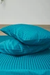 Комплект постельного белья Moon&Star Детский 110х140 наволочки 2х50х70 Turkish Blue Satin Stripe (MS-830000191) - изображение 11