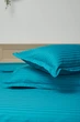 Комплект постельного белья Moon&Star Детский 110х140 наволочки 2х50х70 Turkish Blue Satin Stripe (MS-830000191) - изображение 12