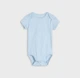 Комплект хлопковых боди 2 шт для детей Piazza Italia Белый, голубой (PIT1501 91 white, blue (3-6 мес -68 см) - изображение 2