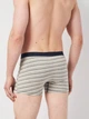 Трусы (3шт) Basic Collection M бело синий, серый полоска 14380903454 - изображение 3
