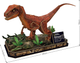 Puzzle 3DCubic Fun National Geographic Welociraptor 63 elementy (6944588200534) - obraz 3