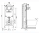 Инсталляция OLI 80 SanitarBlock c панелью смыва IPLATE Chrome 885342 - изображение 2