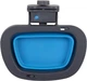 Миска складная для собак Dexas Collapsible Kennel Bowl с креплением на клетку 600 мл Голубой (PW2754322194) - изображение 2