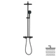 Душевая система с термостатом Grohe Tempesta Cube 250 266892431 черная - изображение 2