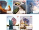 Набор тетрадей для записей YES Futuristic Architecture А5 96 листов в линию 5 шт (767178) - изображение 1