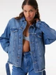 Джинсовая куртка женская Wrangler W231616XT S Голубая (8682344737808) - изображение 5