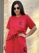 Спортивный костюм женский AVRORA АЕ 182463 46-48 Красный (ROZ6501035184) - изображение 3