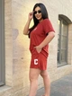 Спортивный костюм женский AVRORA АЕ 182464 46-48 Кирпичный (ROZ6501035186) - изображение 2