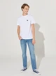 Футболка хлопковая мужская Wrangler W7C07D312 XL Белая (8682344170407) - изображение 4