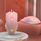 Компьютерная проводная игровая мышь Onikuma CW905 с RGB подсветкой Розовый - изображение 2