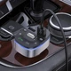 АЗП з FM-модулятором HOCO E71 трансмітер Crystal transparent discovery edition QC3.0 car BT FM transmitter Dark Blue - зображення 4