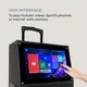 Караоке система Auna Pro KTV дисплей 15.4", 2 UHF мікрофони, WiFi, BT, USB, SD, HDMI, візок - зображення 6