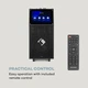 Караоке система Auna Pro KTV дисплей 15.4", 2 UHF мікрофони, WiFi, BT, USB, SD, HDMI, візок - зображення 8