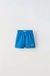 Комплект детский (свитшот + шорты) Zara 9000/667 152 см Голубой - изображение 6