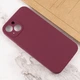 Противоударный чехол Silicone Case Full Camera Protective (AA) NL для Apple iPhone 13 (6.1") Бордовый / Plum - изображение 3