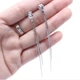 Бижутерия серьги-клипсы-каффы из медицинской стали Delysia King 3903 Silver 464 - изображение 2