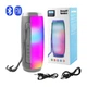 Портативная беспроводная Bluetooth колонка TG-157 с LED подсветкой grey - изображение 5