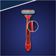 Одноразові станки для гоління чоловічі Gillette Blue3 Plus Nitro Masz Red 12 шт (8700216148146) - зображення 4