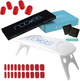 Lampa do paznokci Nooves + Manicure Set Nooves Premium Red 5 szt (8436613950852) - obraz 1