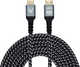 Kabel SteelDigi Puccoon HDMI - HDMI M/M 2.1 8K 3 m Black (5904204922807) - obraz 1