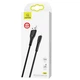 Кабель Usams US-SJ364 USB - Lightning (M/M), 1 м, Black (SJ364USB01) - зображення 2