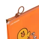 Папка на молнии zip-lock В6 200х150х30 мм Yes Line Friends "Уточка Салли" 180 мкм непрозрачная оранжевая (492094) - изображение 2