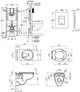 Инсталляция GROHE Rapid SL 3884966Q c панелью смыва Even 38966000 + унитаз KRONER Oker WHI533536 Rimless с сиденьем Slim Soft Close Quick Relase KO533536WHIR дюропласт - изображение 13