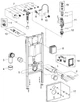 Инсталляция GROHE Rapid SL 3884966Q c панелью смыва Even 38966000 + унитаз KRONER Oker WHI533536 Rimless с сиденьем Slim Soft Close Quick Relase KO533536WHIR дюропласт - изображение 14