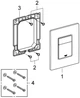 Инсталляция GROHE Rapid SL 3884966Q c панелью смыва Even 38966000 + унитаз KRONER Oker WHI533536 Rimless с сиденьем Slim Soft Close Quick Relase KO533536WHIR дюропласт - изображение 15
