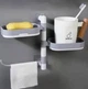 Настінна полиця-мильниця, що обертається Rotary Drawer Type Soap Box - зображення 2