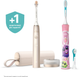 Электрическая зубная щетка PHILIPS Sonicare HX9992/11 Prestige с технологией SenseIQ серии 9900 + Детская электрическая зубная щетка PHILIPS Sonicare HX6352/42 (комплект) - изображение 2