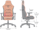 Игровое кресло Anda Seat Phantom 3 Tiger Edition PVC Size L Orange (AD18Y-14-OB-PV/C) - изображение 8