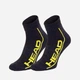Набор мужских носков коротких HEAD Performance Quarter Unisex 791019001-009 35-38 2 пары Темно-серый/Желтый (8720245182034) - изображение 1