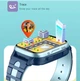 Водонепроникний наручний смарт годинник UWatch K15 з камерою й GPS WiFi 850 mAh відстеженням блакитний дитячий - изображение 6