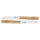 Набір кухонних ножів 2шт 100мм, бук Opinel Carbon Paring 2 102 001222 - изображение 1